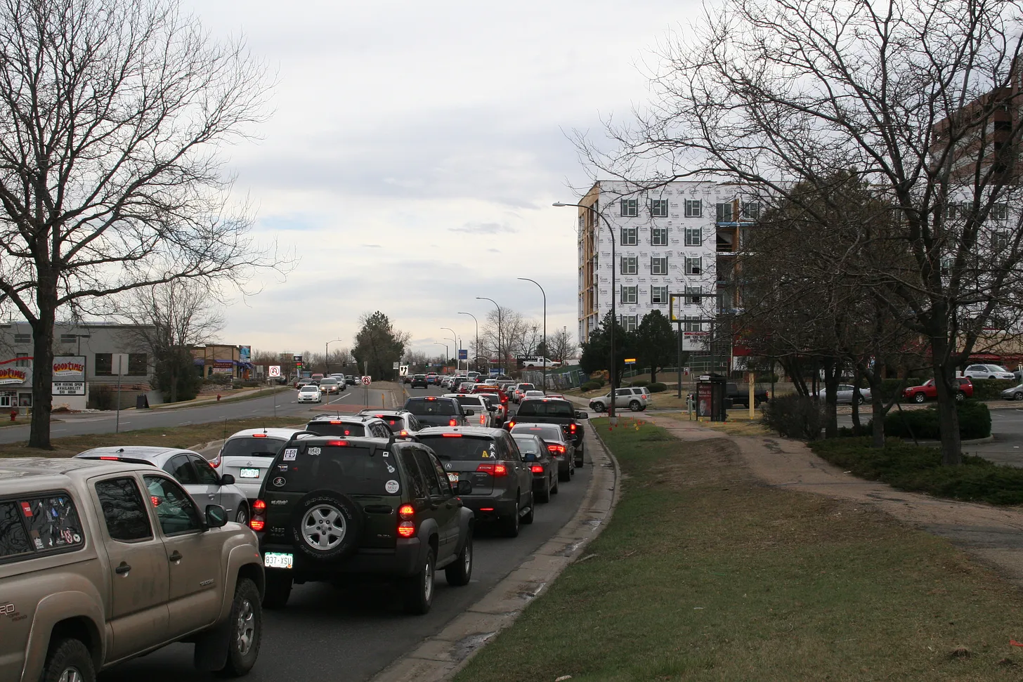 Picture of traffic congestion on Union