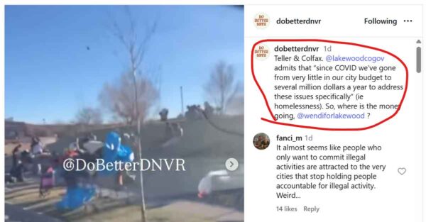 @DoBetterDnvr Teller & Colfax. @lakewoodcogov admits that “since COVID we’ve gone from very little in our city budget to several million dollars a year to address these issues specifically” (ie homelessness). So, where is the money going, @wendiforlakewood ?