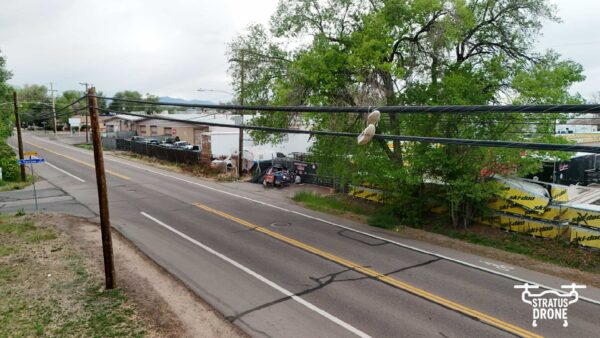 Homeless tent built against back of a business near the Navigation Center pictured on Yarrow St