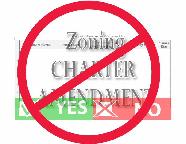 Zoning Charter Amendment Pulled